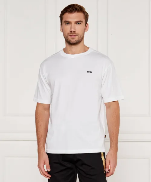 Футболка «Галактика» Loose fit Boss Orange, белый 
Футболка «Галактика» Loose fit Boss Orange, белый
