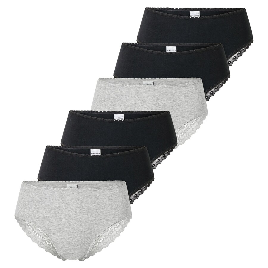 Трусики SCHIESSER, Mottled Grey/Black
Трусики SCHIESSER, Mottled Grey/Black