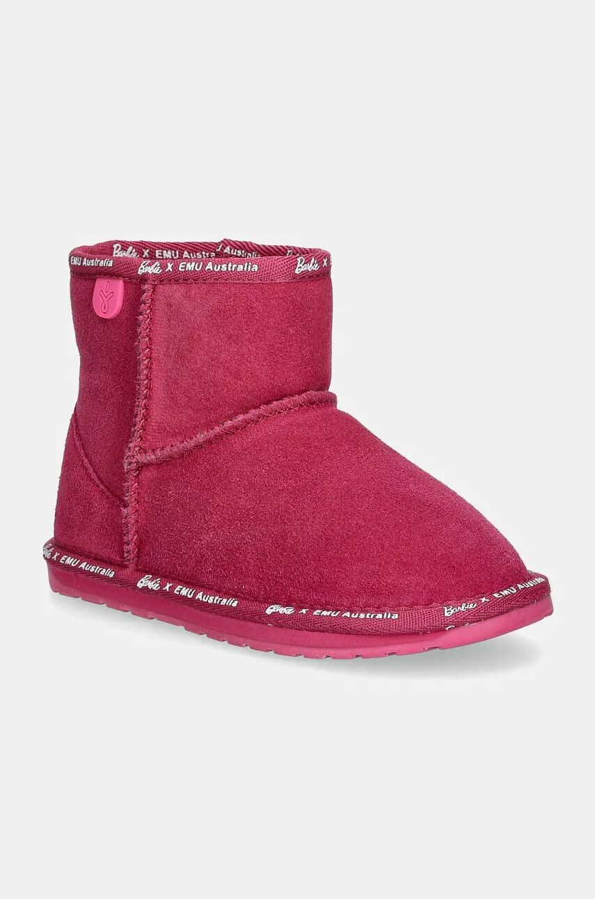 Детские зимние ботинки Emu Australia Barbie Wallaby Mini, розовый 
Детские зимние ботинки Emu Australia Barbie Wallaby Mini, розовый