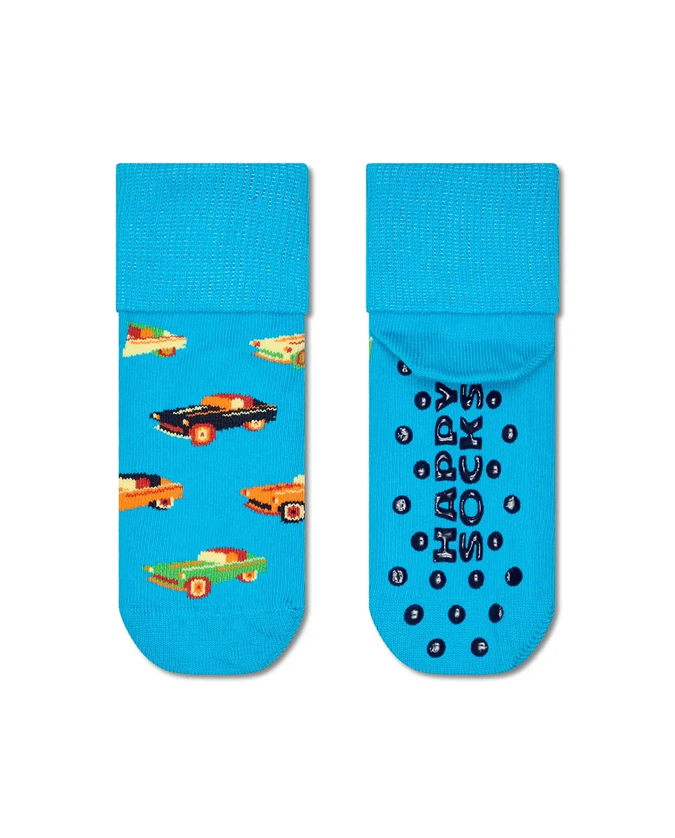 Длинные противоскользящие носки для мальчика синие с рисунком машинок Happy Socks
Длинные противоскользящие носки для мальчика синие с рисунком машинок Happy Socks