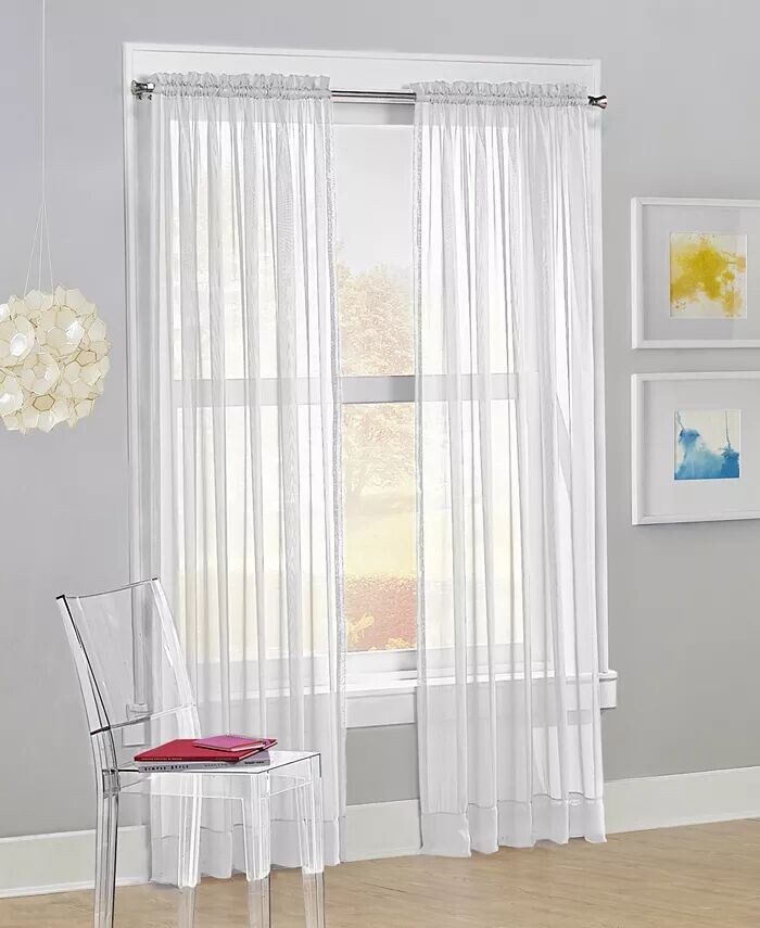 Штора Calypso Voile с прозрачным карнизом и карманом, 84 дюйма Д x 59 дюймов Ш No. 918, белый
Штора Calypso Voile с прозрачным карнизом и карманом, 84 дюйма Д x 59 дюймов Ш No. 918, белый
