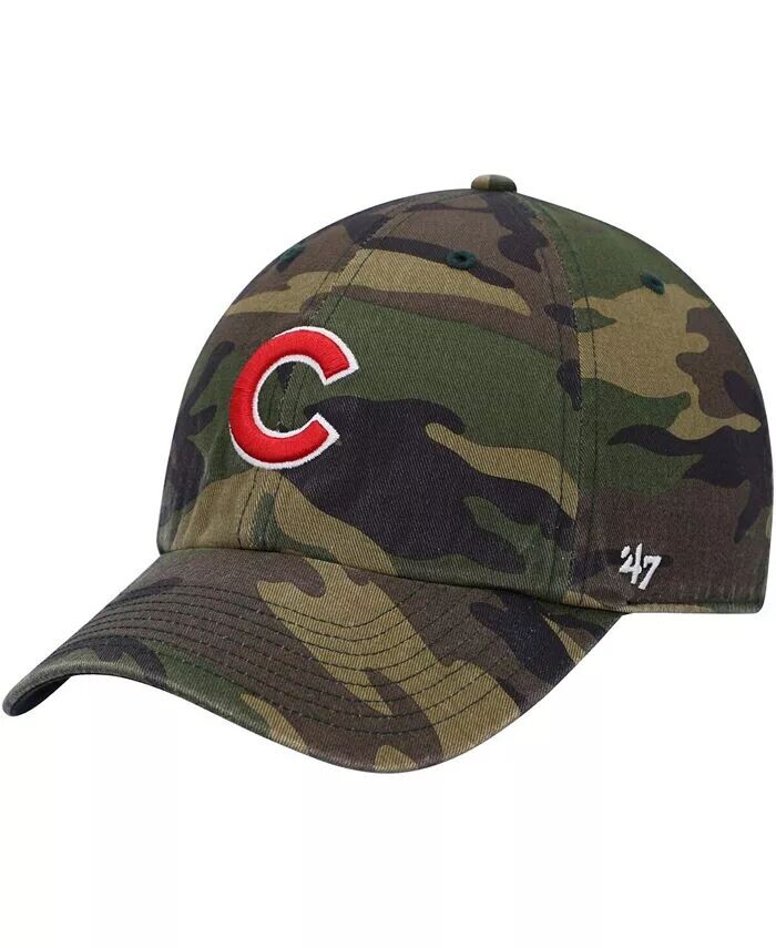 Мужская камуфляжная регулируемая кепка с логотипом Chicago Cubs '47 Brand 
Мужская камуфляжная регулируемая кепка с логотипом Chicago Cubs '47 Brand