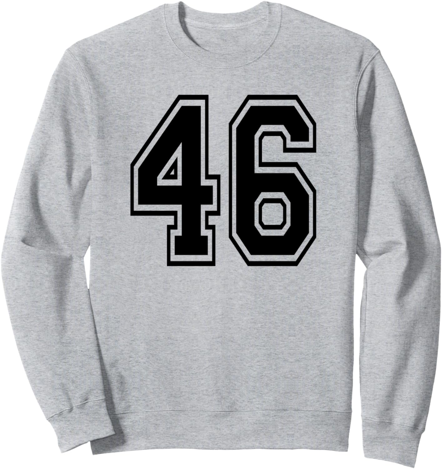 Спортивная майка с номером 46, игровая форма, толстовка ко дню рождения с номером 46, серая Varsity Number Apparel Co
Спортивная майка с номером 46, игровая форма, толстовка ко дню рождения с номером 46, серая Varsity Number Apparel Co
