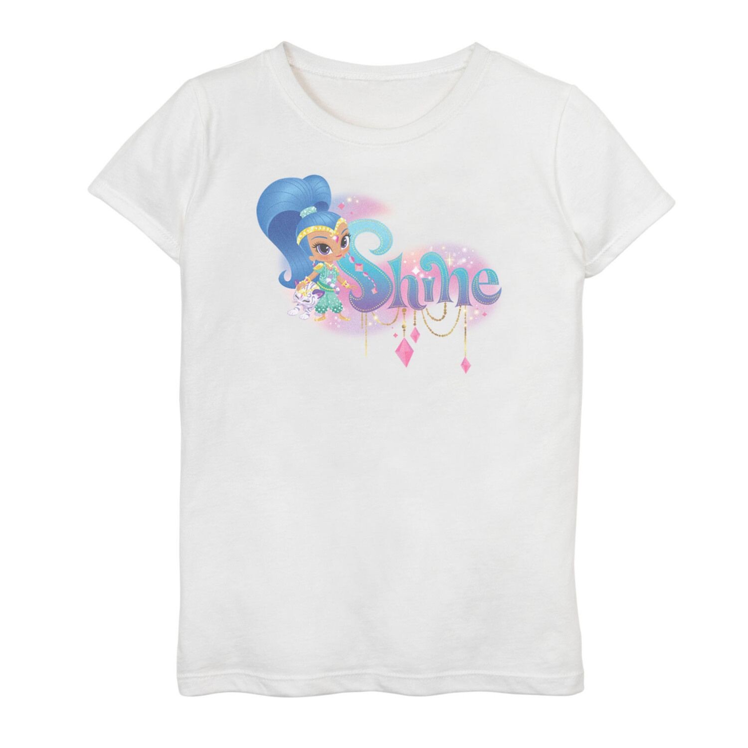 Футболка Nickelodeon Shimmer & Shine Shine с блестящим портретным рисунком для девочек 7–16 лет Nickelodeon
Футболка Nickelodeon Shimmer & Shine Shine с блестящим портретным рисунком для девочек 7–16 лет Nickelodeon