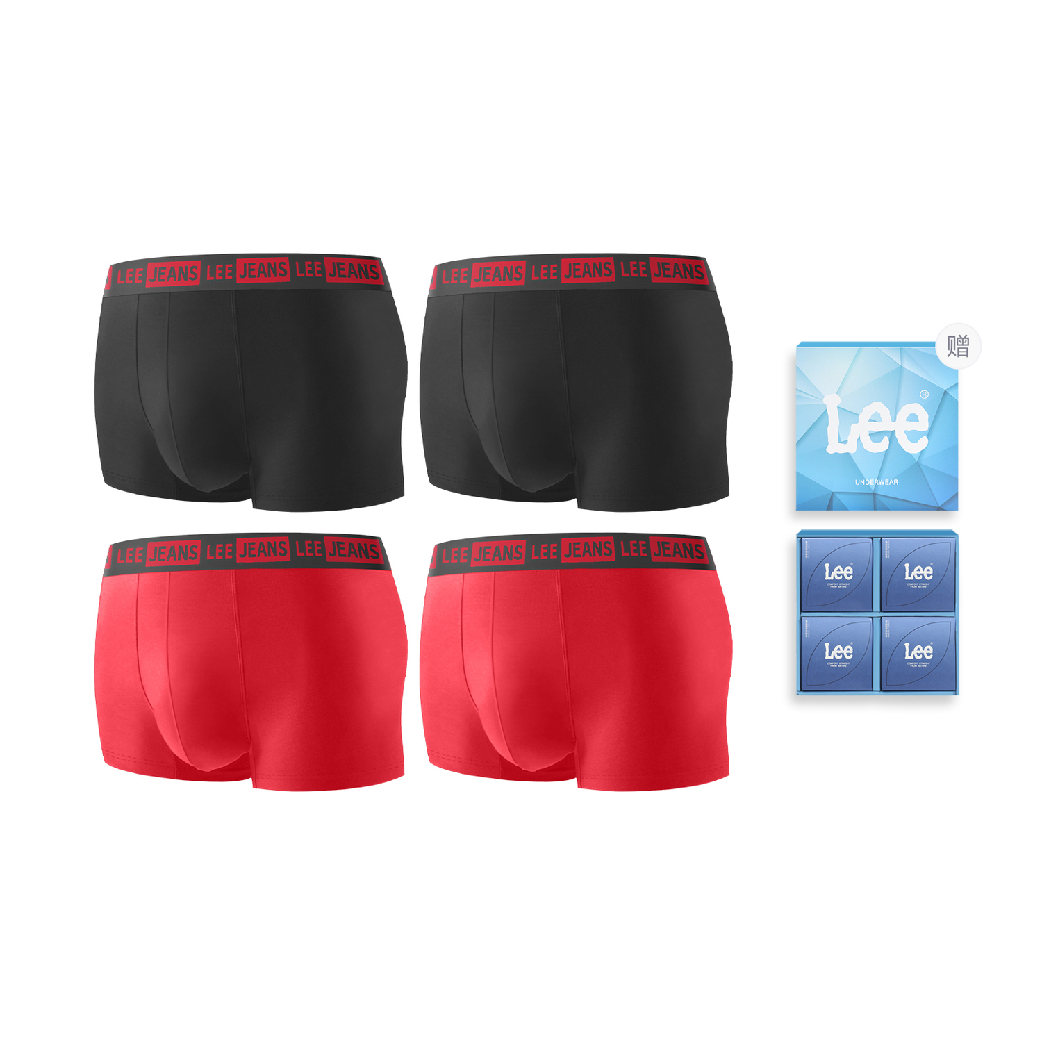 Lee Подарочный набор мужского белья 4 шт
Lee Подарочный набор мужского белья 4 шт