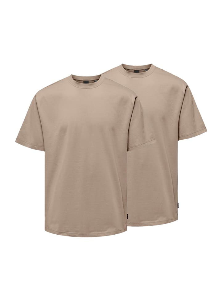 Футболка ONLY & SONS T-Shirt Onsfred, цвет Desert taupe
Футболка ONLY & SONS T-Shirt Onsfred, цвет Desert taupe