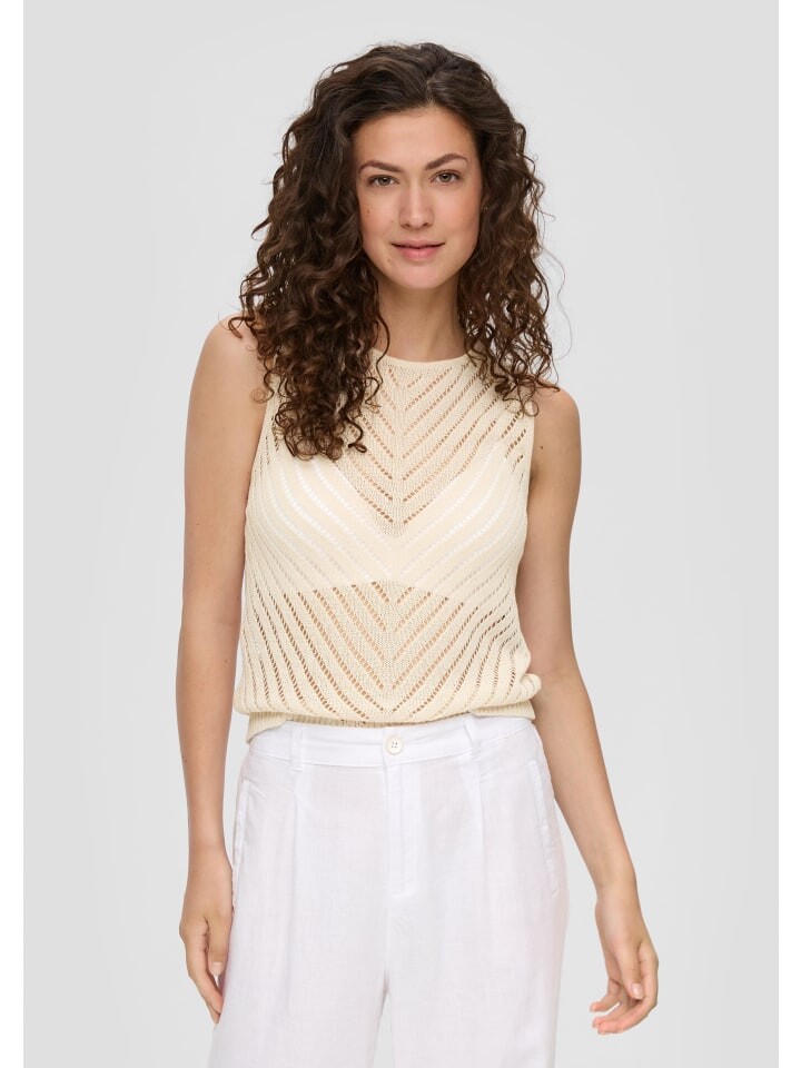 Свитер-жилет s.Oliver, бежевый
Свитер-жилет s.Oliver, бежевый