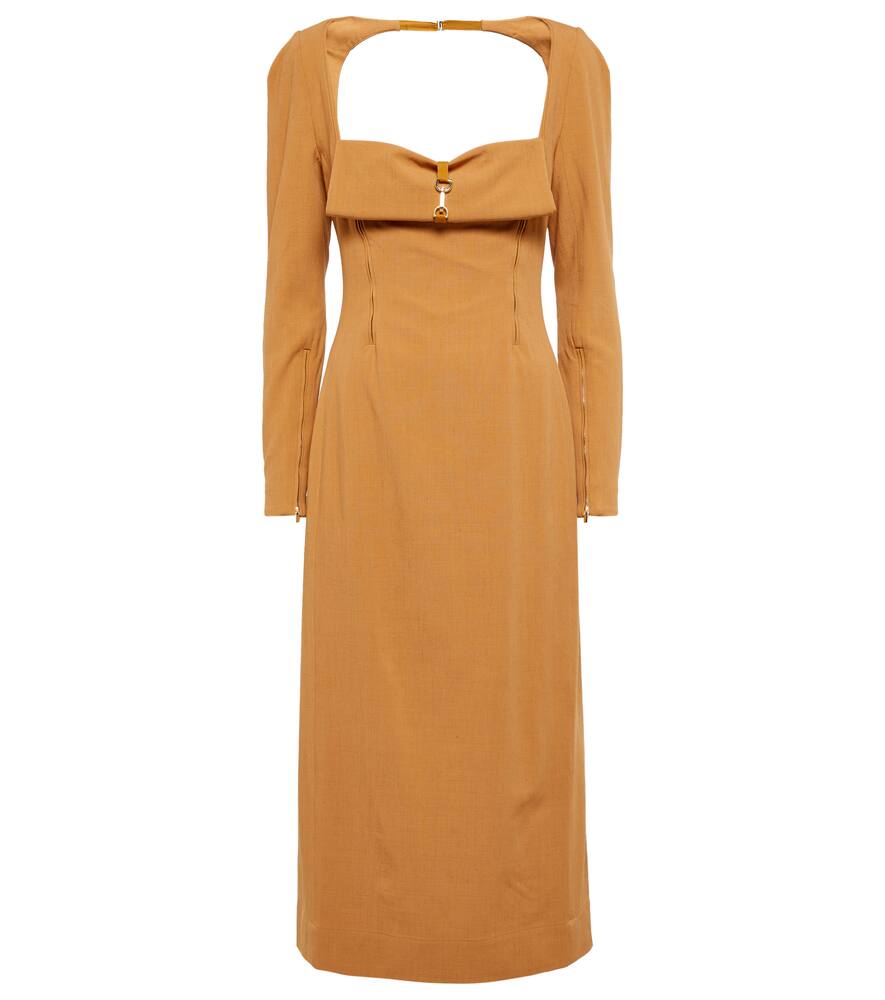 Платье миди Terra Jacquemus, Camel 213dr07-213 107820
Платье миди Terra Jacquemus, Camel 213dr07-213 107820