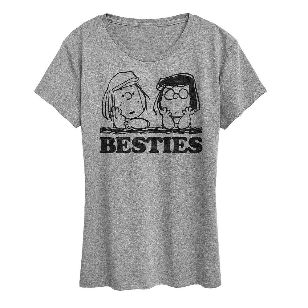 Женская футболка с рисунком Peanuts Patty & Marcie Besties Licensed Character, цвет Heather Gray
Женская футболка с рисунком Peanuts Patty & Marcie Besties Licensed Character, цвет Heather Gray