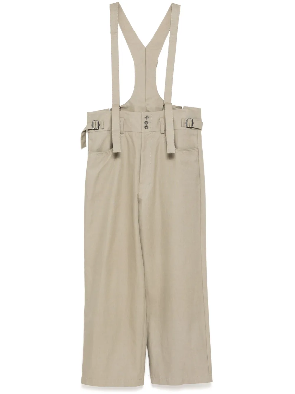 Хлопковые брюки Yohji Yamamoto, серый
Хлопковые брюки Yohji Yamamoto, серый