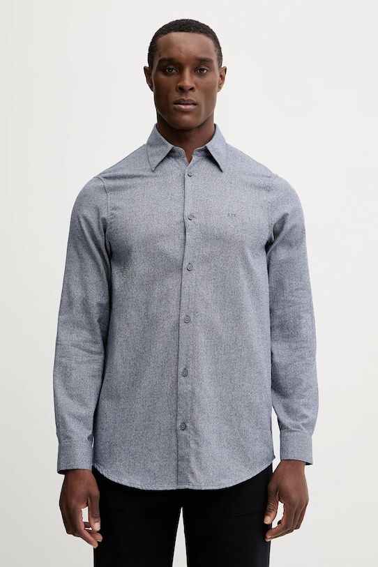 Хлопковая рубашка Armani Exchange, синий
Хлопковая рубашка Armani Exchange, синий