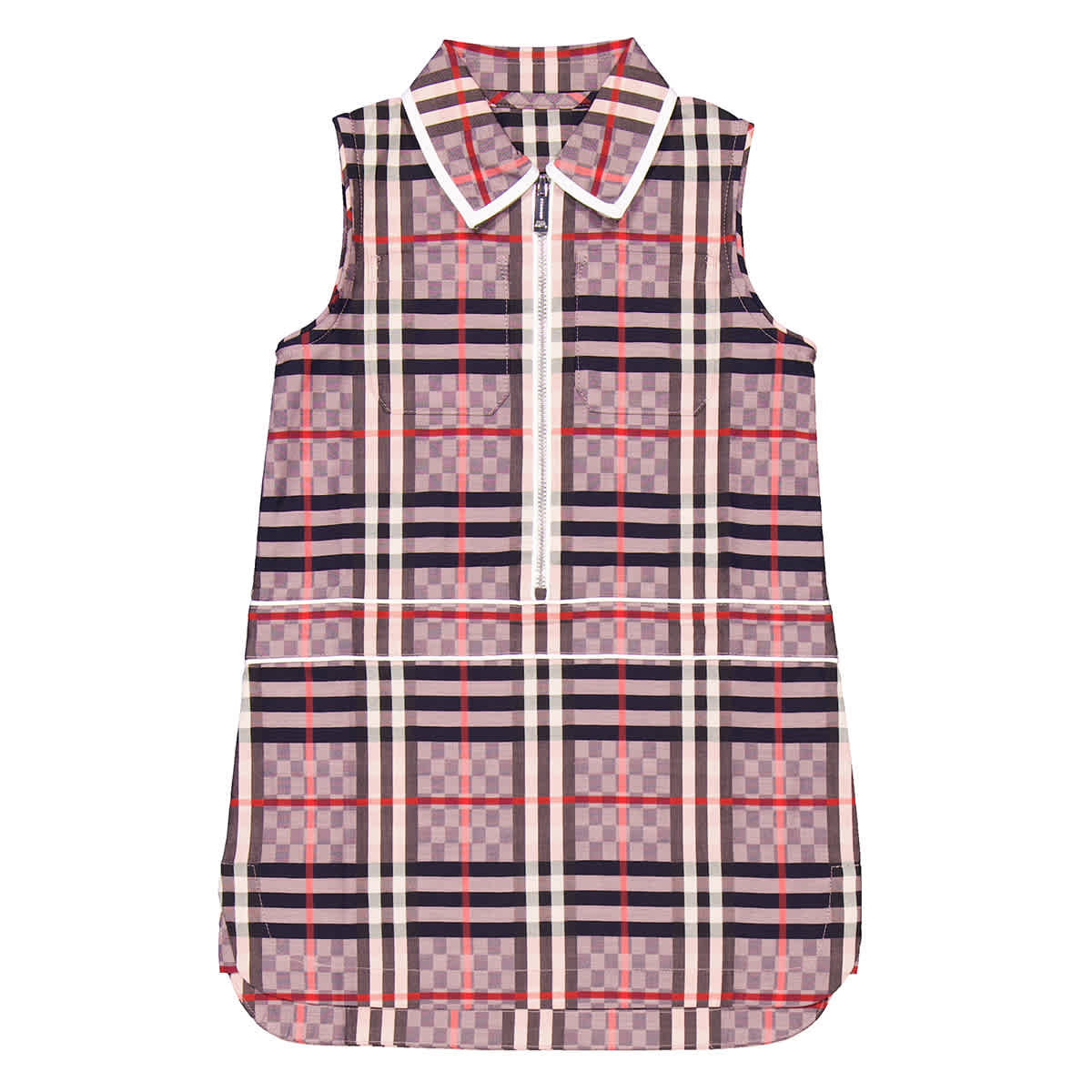 Burberry Girls Платье из стрейч-хлопка Pale Rose Checkerboard Carlotta с застежкой-молнией спереди
Burberry Girls Платье из стрейч-хлопка Pale Rose Checkerboard Carlotta с застежкой-молнией спереди