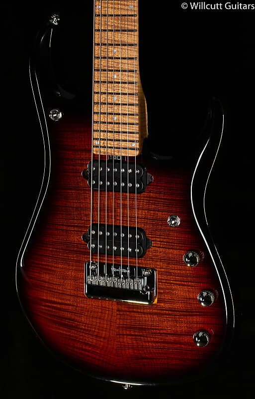Электрогитара Ernie Ball JP15 7 String Tiger Eye Flame Top
Электрогитара Ernie Ball JP15 7 String Tiger Eye Flame Top
