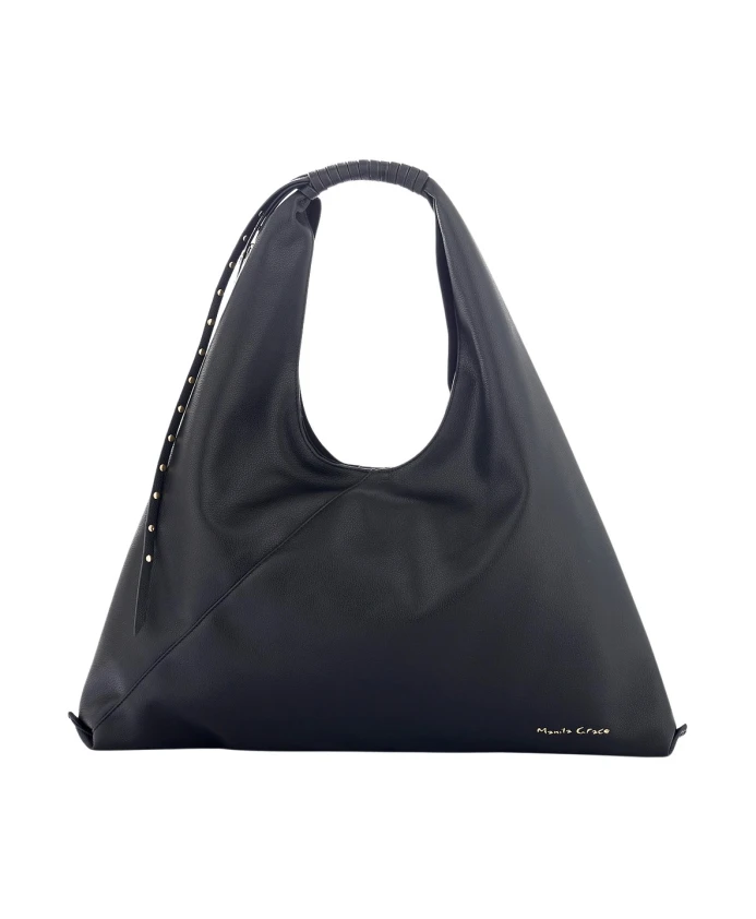 Сумка-Мешок из экопеллы с франжем и борчи. Manila Grace, черный
Сумка-Мешок из экопеллы с франжем и борчи. Manila Grace, черный