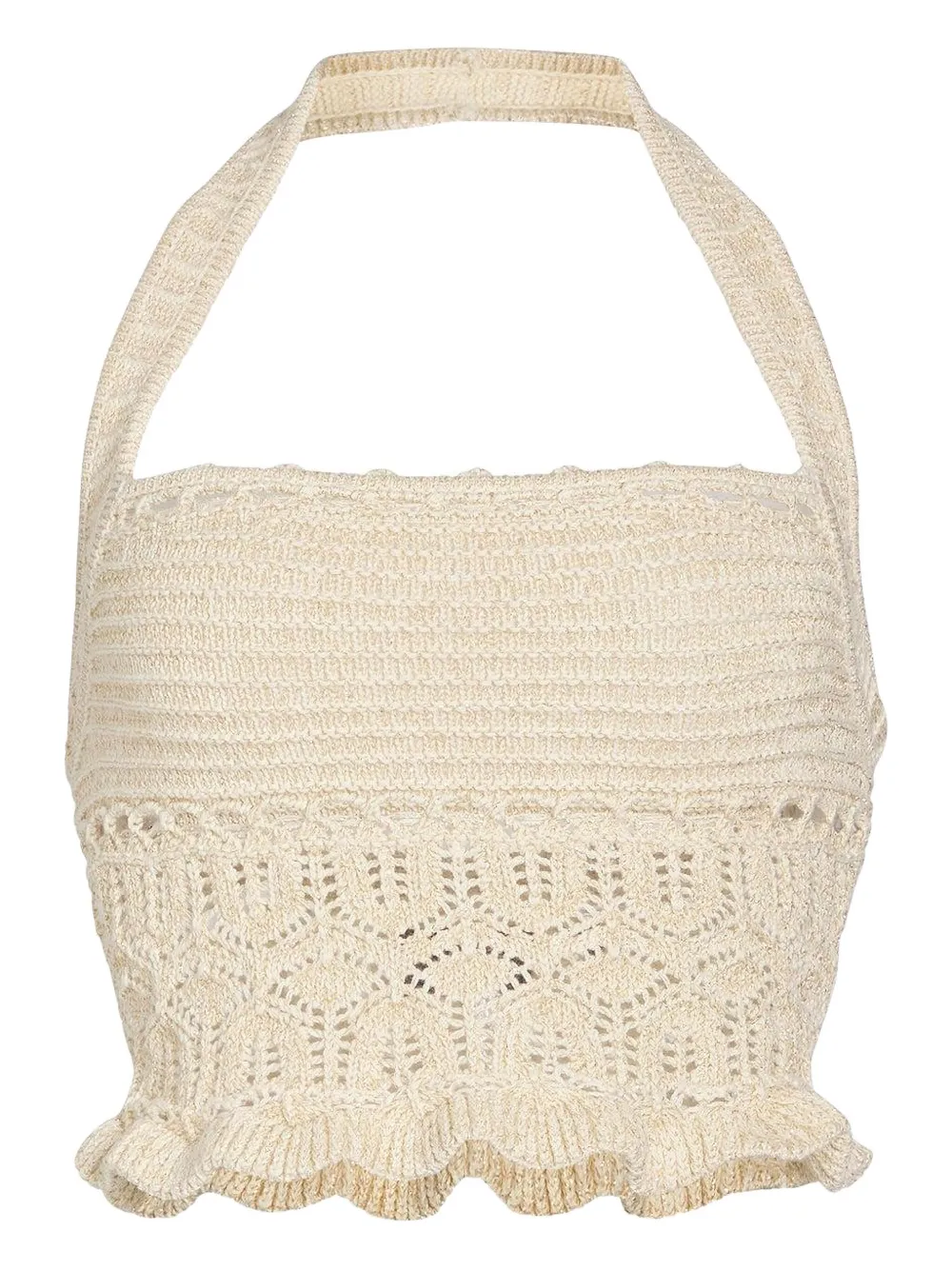 Вязаный топ на шее Retrofete, нейтральный
Вязаный топ на шее Retrofete, нейтральный