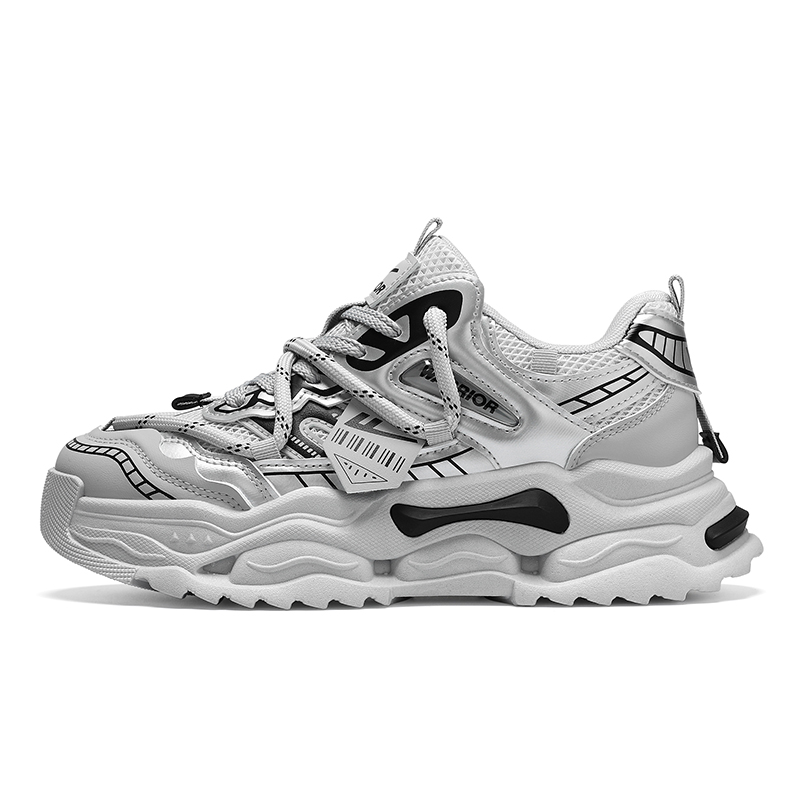 WARRIOR Износостойкие дышащие утолщенные низкие кроссовки для мужчин с эффектом увеличения роста серебристо-серый/черный, цвет Silver Gray/Black
WARRIOR Износостойкие дышащие утолщенные низкие кроссовки для мужчин с эффектом увеличения роста серебристо-серый/черный, цвет Silver Gray/Black