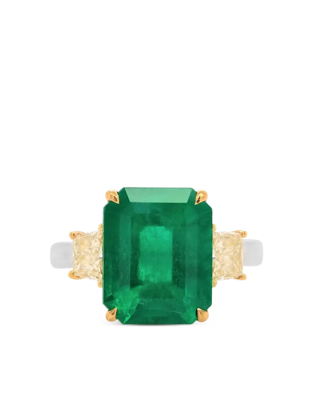 Кольцо из белого золота с бриллиантами и изумрудом HYT Jewelry
Кольцо из белого золота с бриллиантами и изумрудом HYT Jewelry