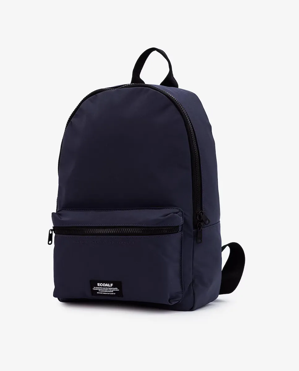 Черный рюкзак унисекс из 100 % переработанного нейлона Ecoalf, темно-синий
Черный рюкзак унисекс из 100 % переработанного нейлона Ecoalf, темно-синий