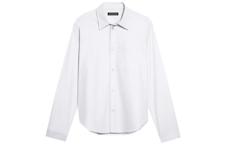Рубашка мужская белая Balenciaga, белый 
Рубашка мужская белая Balenciaga, белый