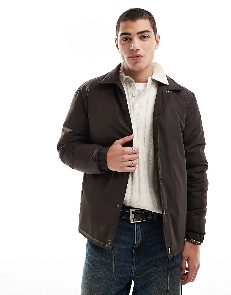 Утепленная куртка тренера коричневого цвета Brave Soul, Коричневый, Утепленная куртка тренера коричневого цвета Brave Soul
Утепленная куртка тренера коричневого цвета Brave Soul, Коричневый, Утепленная куртка тренера коричневого цвета Brave Soul