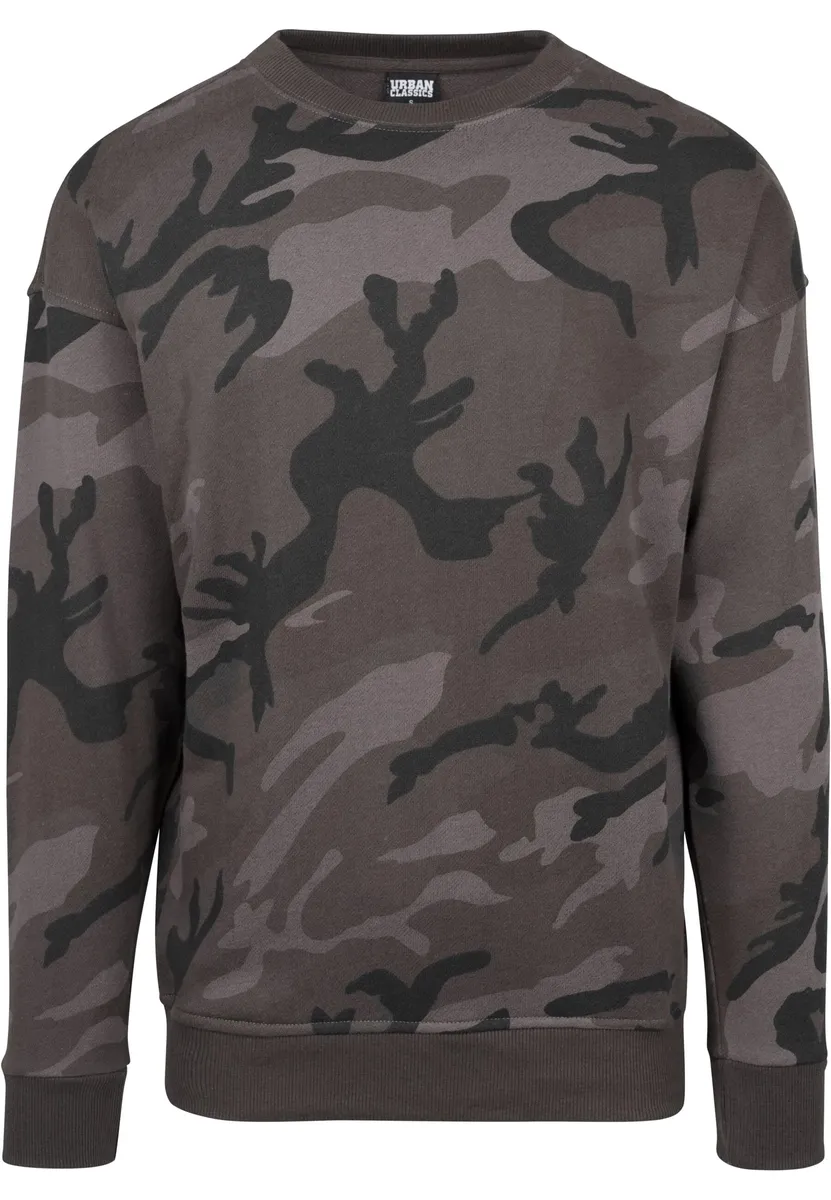 Свитер с круглым вырезом URBAN CLASSICS "URBAN Classics Men's Camo Crewneck", цвет Darkcamouflage 
Свитер с круглым вырезом URBAN CLASSICS "URBAN Classics Men's Camo Crewneck", цвет Darkcamouflage