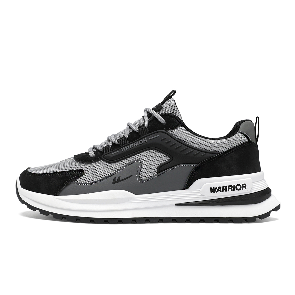 WARRIOR Износостойкие дышащие легкие мужские низкие кеды серо-черные, цвет Gray/Black
WARRIOR Износостойкие дышащие легкие мужские низкие кеды серо-черные, цвет Gray/Black