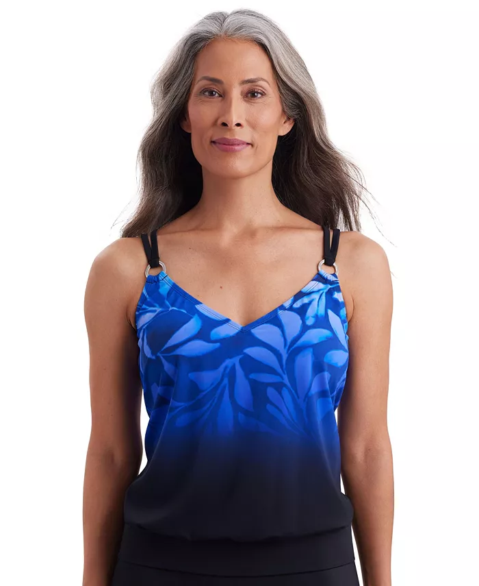 Женский топ-танкини с V-образным вырезом и кольцом Tiger Sunrise ShapeSolver by Mimi Flamingo, синий
Женский топ-танкини с V-образным вырезом и кольцом Tiger Sunrise ShapeSolver by Mimi Flamingo, синий