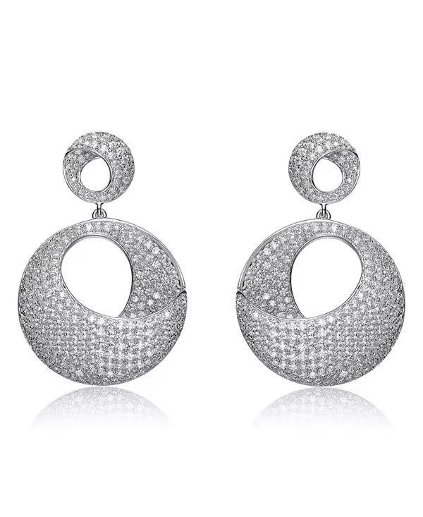 Серьги из стерлингового серебра с перекрывающимися кругами из кубического циркония Genevive, silver
Серьги из стерлингового серебра с перекрывающимися кругами из кубического циркония Genevive, silver