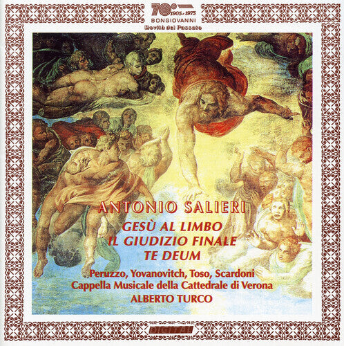 CD диск Salieri / Verona Cath Cappella Musicale / Turco: Te Deum / Gesu Al Limbo / II Giudizio Finale
CD диск Salieri / Verona Cath Cappella Musicale / Turco: Te Deum / Gesu Al Limbo / II Giudizio Finale
