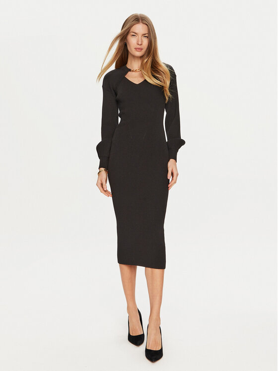 Трикотажное платье приталенного кроя Twinset, черный
Трикотажное платье приталенного кроя Twinset, черный