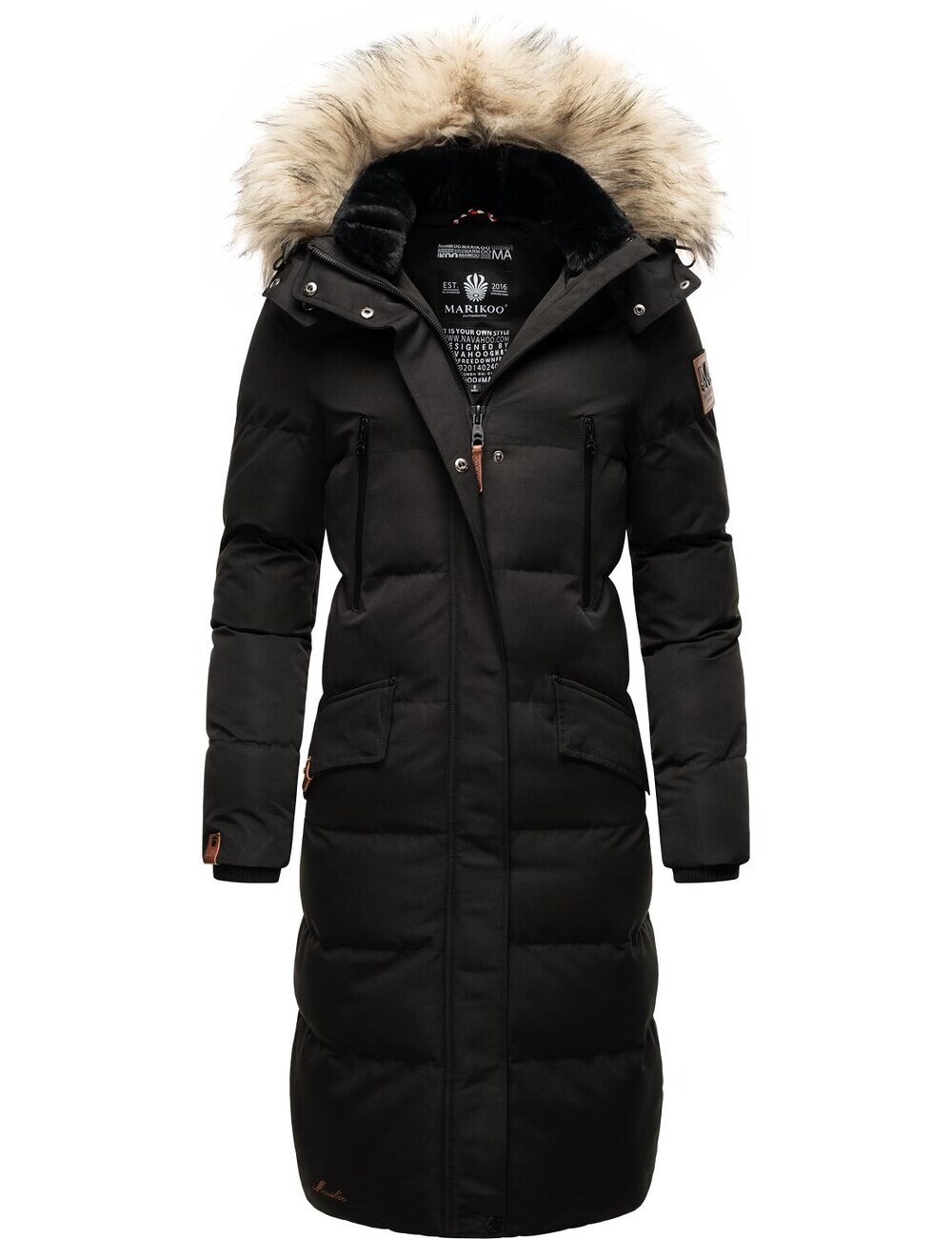 Зимнее пальто MARIKOO Schneesternchen, черный
Зимнее пальто MARIKOO Schneesternchen, черный