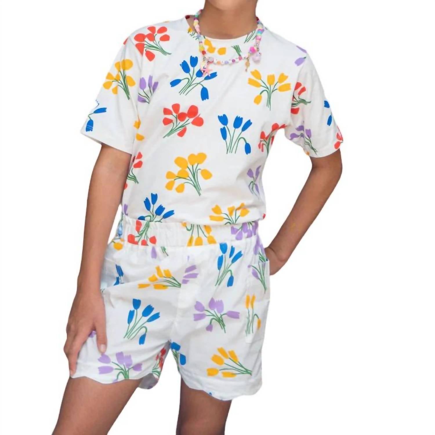 Футболки с коротким рукавом для девочек с тюльпанами Abril Flores Mil, цвет tulips
Футболки с коротким рукавом для девочек с тюльпанами Abril Flores Mil, цвет tulips