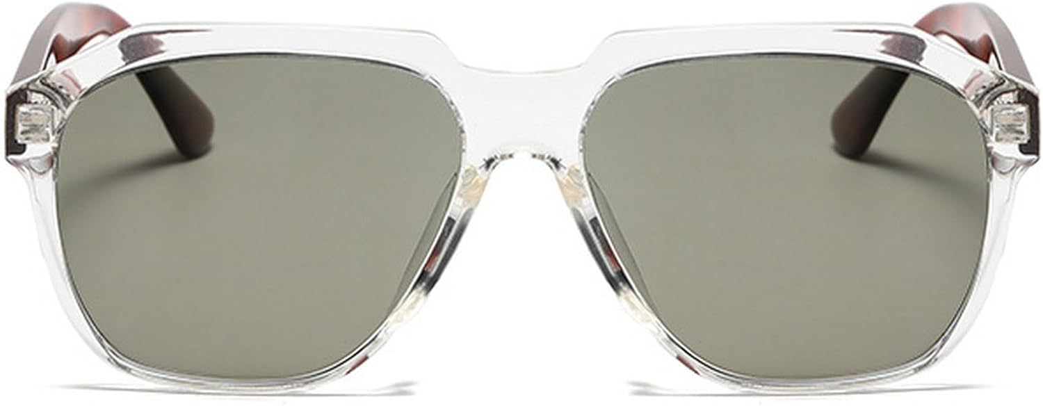 Ретро-солнцезащитные очки-пилот квадратной формы для женщин и мужчин, модные поляризованные солнцезащитные очки, винтажные зеленые солнцезащитные очки в стиле 70-х mincl, Clear Green
Ретро-солнцезащитные очки-пилот квадратной формы для женщин и мужчин, модные поляризованные солнцезащитные очки, винтажные зеленые солнцезащитные очки в стиле 70-х mincl, Clear Green