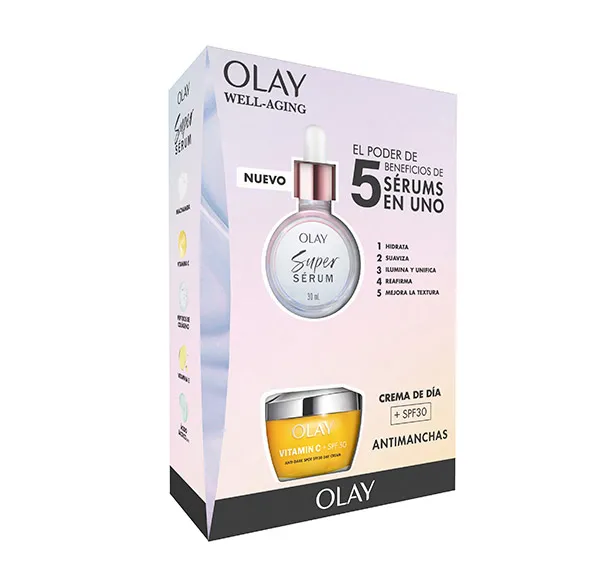 Супер сыворотка+Против пятен Spf30 Well-Aging Olay, 1 UD
Супер сыворотка+Против пятен Spf30 Well-Aging Olay, 1 UD