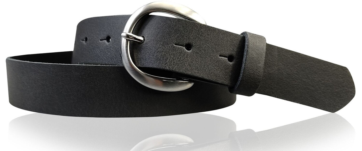 Кожаный ремень FRONHOFER, серый 
Кожаный ремень FRONHOFER, серый