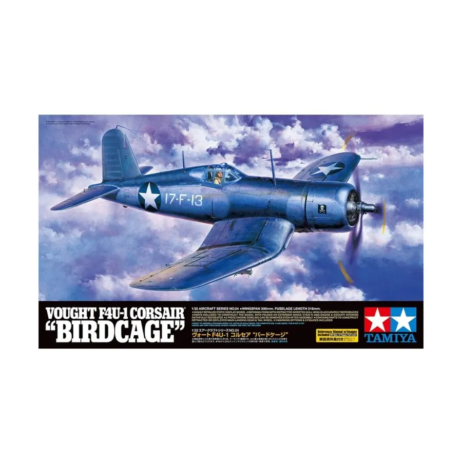 Vought F4U-1 Corsair «Птичья клетка» (экспортная версия), Military Aircraft Models - 1/32 Scale
Vought F4U-1 Corsair «Птичья клетка» (экспортная версия), Military Aircraft Models - 1/32 Scale