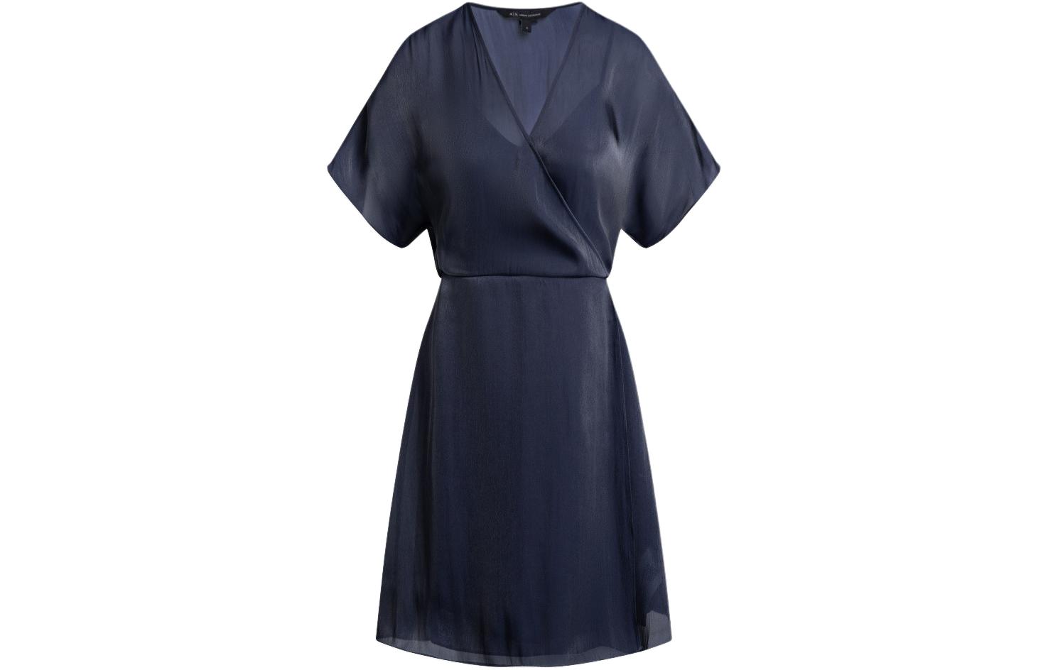 SS24 Женское платье с коротким рукавом темно-синее ARMANI EXCHANGE
SS24 Женское платье с коротким рукавом темно-синее ARMANI EXCHANGE