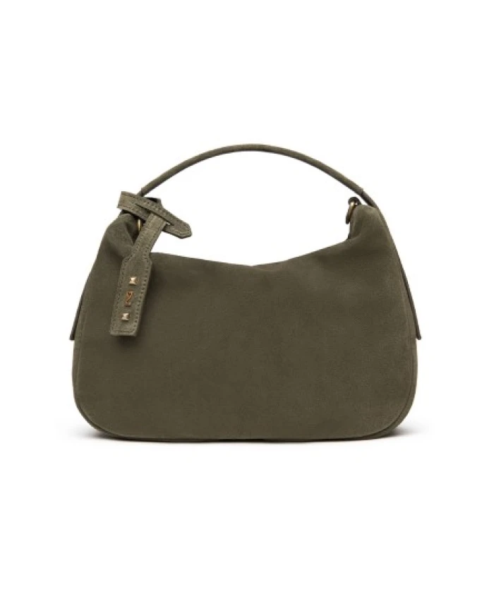 Кожаная сумка-хобо на молнии Nerogiardini, зеленый
Кожаная сумка-хобо на молнии Nerogiardini, зеленый