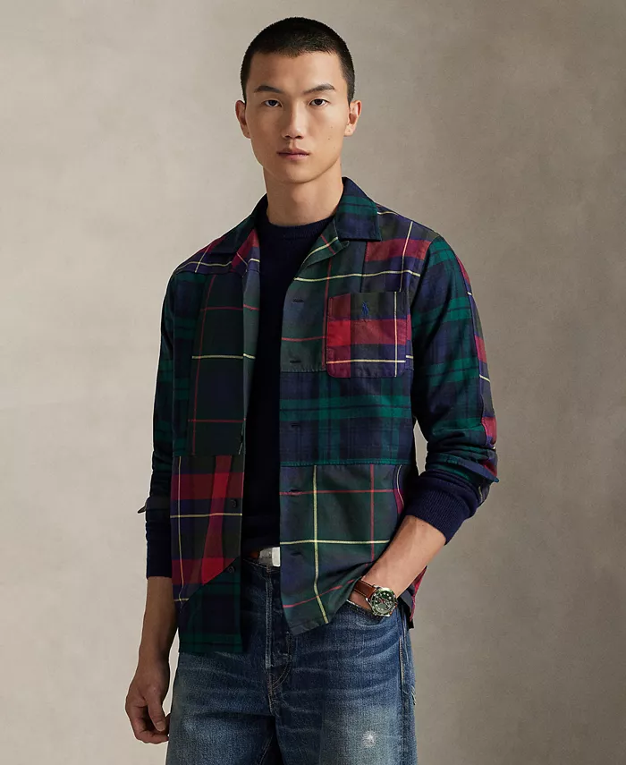 Мужская клетчатая оксфордская рубашка в стиле кэмп Polo Ralph Lauren, красный
Мужская клетчатая оксфордская рубашка в стиле кэмп Polo Ralph Lauren, красный