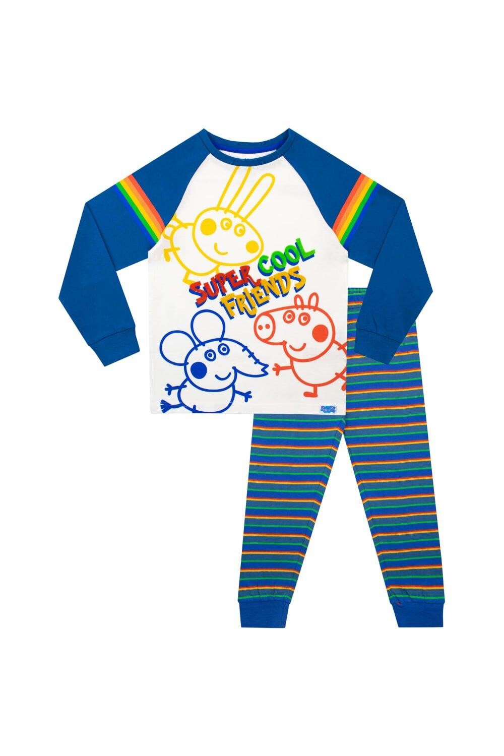 Супер крутая пижама «Друзья» со свинкой Джорджем Peppa Pig, синий
Супер крутая пижама «Друзья» со свинкой Джорджем Peppa Pig, синий