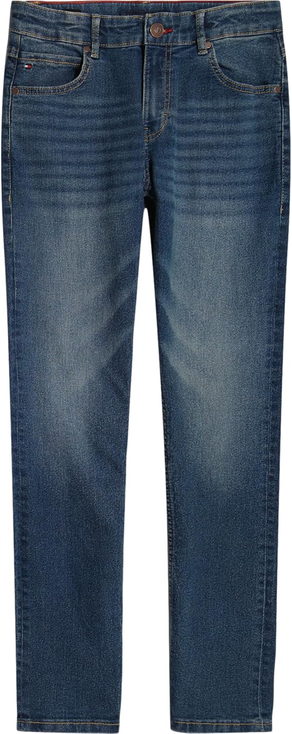 Джинсы Tommy Hilfiger Boys' Legacy с пятью карманами, эластичные, узкие, прямого покроя, Classic Canyon
Джинсы Tommy Hilfiger Boys' Legacy с пятью карманами, эластичные, узкие, прямого покроя, Classic Canyon