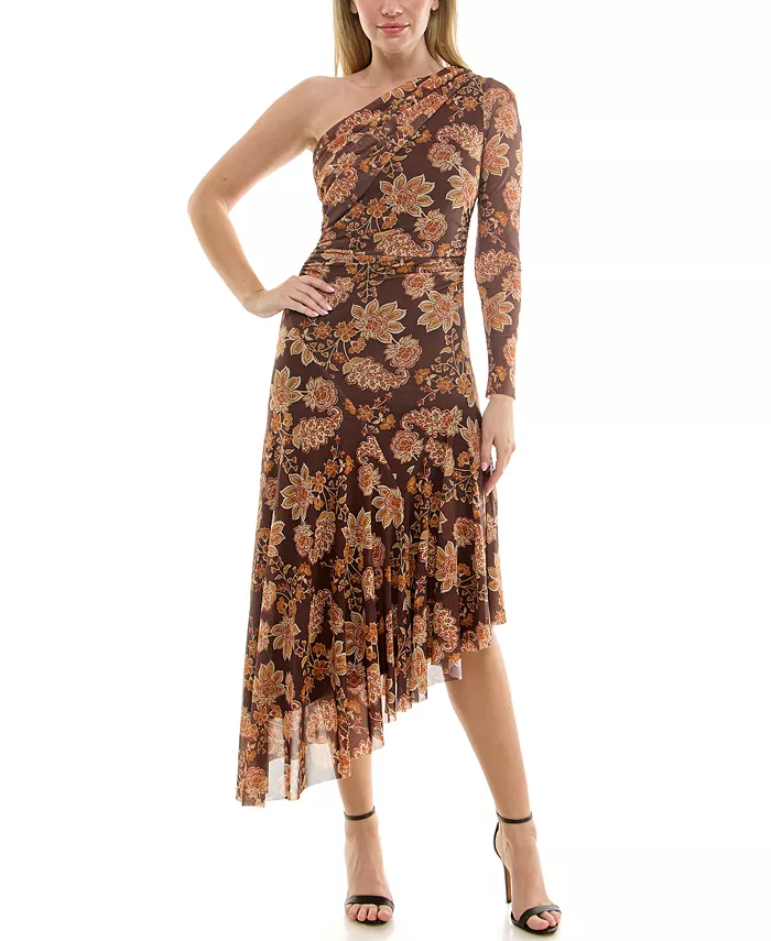 Женское асимметричное сетчатое платье на одно плечо Taylor
Женское асимметричное сетчатое платье на одно плечо Taylor