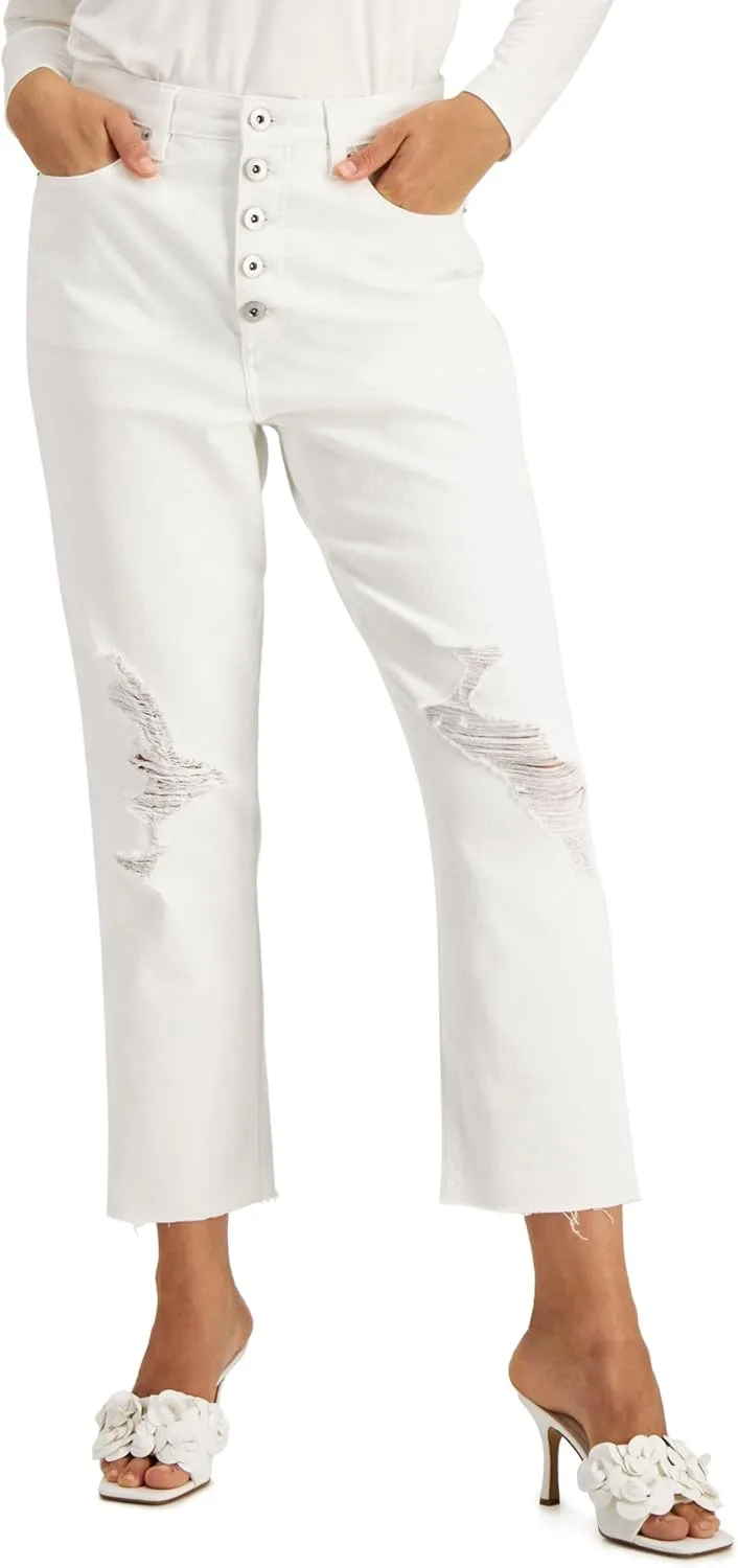 International Concepts High Rise Ripped Mom Jeans
International Concepts High Rise Ripped Mom Jeans