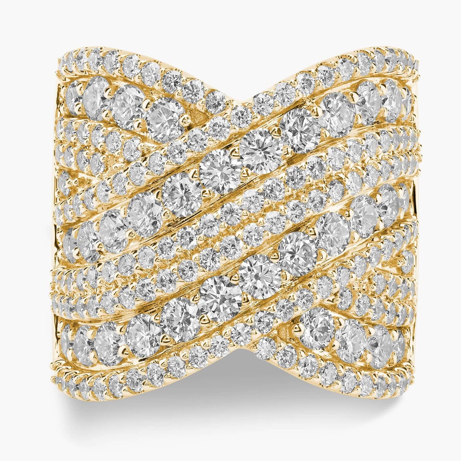 Кольцо с несколькими рядами бриллиантов в оправе из желтого золота 14 карат (3 карата, двойной огранки) Blue Nile
Кольцо с несколькими рядами бриллиантов в оправе из желтого золота 14 карат (3 карата, двойной огранки) Blue Nile