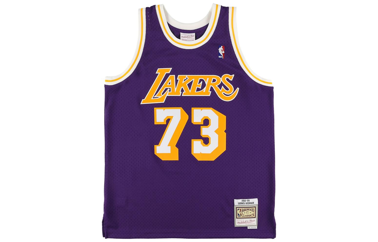 Джерси dennis rodman los angeles lakers road 1998 99 swingman nba Mitchell Ness, фиолетовый
Джерси dennis rodman los angeles lakers road 1998 99 swingman nba Mitchell Ness, фиолетовый
