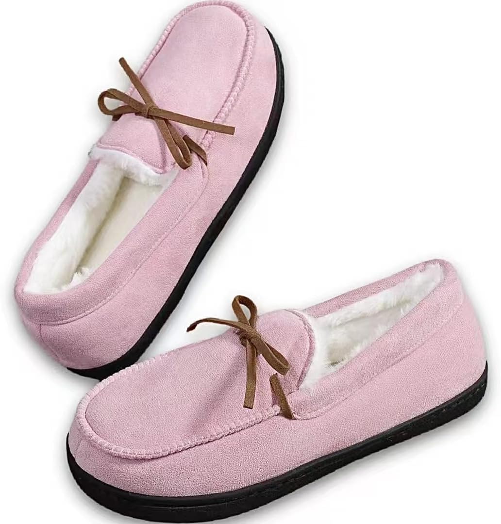 Унисекс-тапочки AuraGlor для женщин и мужчин - уютная подкладка из искусственного меха, домашние тапочки с эффектом памяти, нескользящая резиновая подошва, классические мокасины из замши для дома и улицы, розовый
Унисекс-тапочки AuraGlor для женщин и мужчин - уютная подкладка из искусственного меха, домашние тапочки с эффектом памяти, нескользящая резиновая подошва, классические мокасины из замши для дома и улицы, розовый