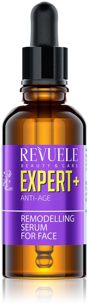 Expert+ антивозрастная ремоделирующая сыворотка, укрепляющая сыворотка для лица против морщин Revuele, 30 мл
Expert+ антивозрастная ремоделирующая сыворотка, укрепляющая сыворотка для лица против морщин Revuele, 30 мл