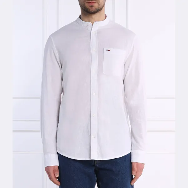 Рубашка из смесового льна Mao стандартного кроя с добавлением белья Tommy Hilfiger, белый
Рубашка из смесового льна Mao стандартного кроя с добавлением белья Tommy Hilfiger, белый