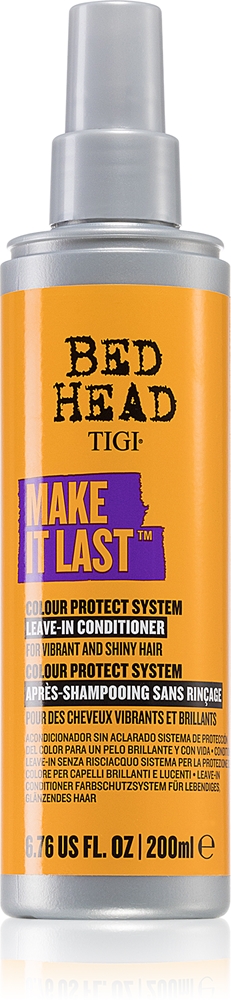 Несмываемый спрей-кондиционер для окрашенных волос Make it lastᵀᴹ Tigi, 200 мл
Несмываемый спрей-кондиционер для окрашенных волос Make it lastᵀᴹ Tigi, 200 мл