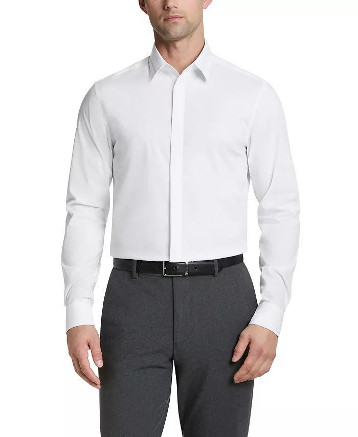 Мужская классическая рубашка Slim Fit Calvin Klein, белый
Мужская классическая рубашка Slim Fit Calvin Klein, белый